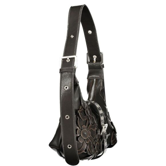 Desigual Marrone Polyurethane Women's Shoulder Women's Bag - Picture 3 of 3